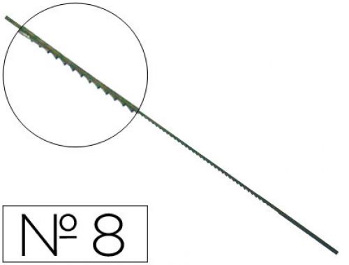 Serra n. 8 dentada caixa de 144 , Wuto , 5956 , 8414058010843